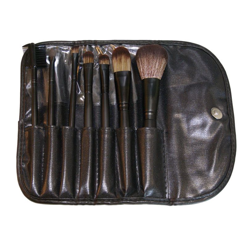 Pinceau maquillage kit trousse 7pcs